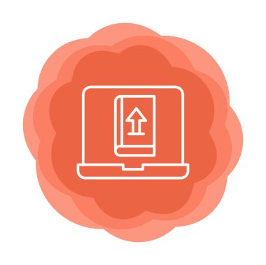 Simge işareti vektör çizim upload