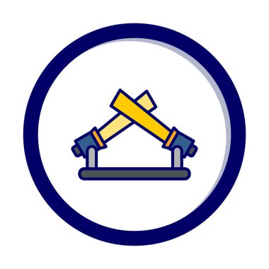 Spots Lights simge vektör illüstrasyonunu gösterir