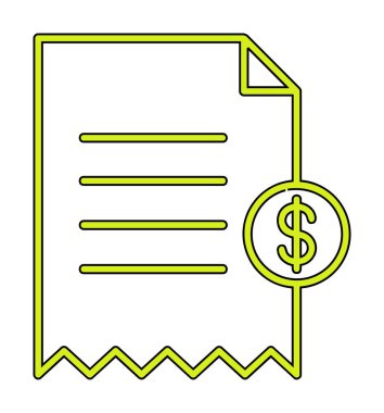 Alışveriş Alımı simgesi vektör illüstrasyonu