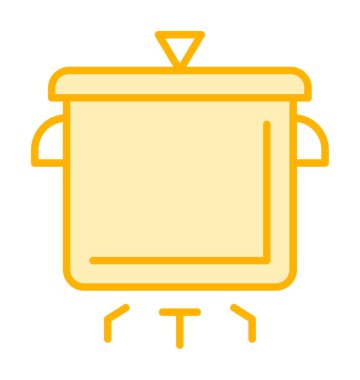 Pişirme vektörü düz simge. Pişirme Otu                   