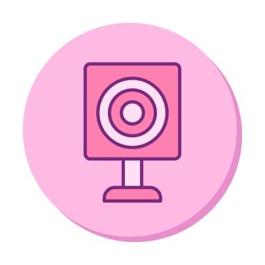 Askeri Hedef ikonu vektör çizimi