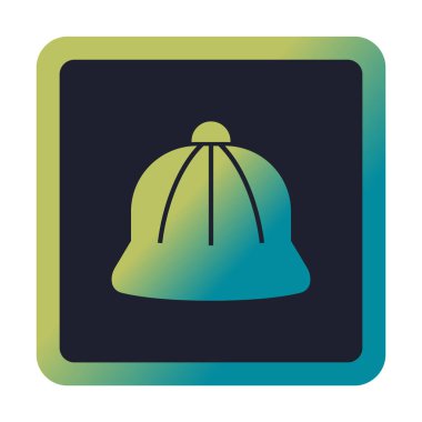 kapsül düz simgesi, vektör illüstrasyonu 