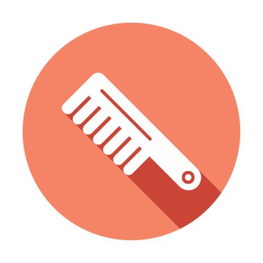 saç tarak ikonu vektör illüstrasyonu 