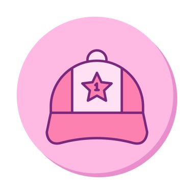 Bir numaralı simge ile kapağın vektör illüstrasyonu 