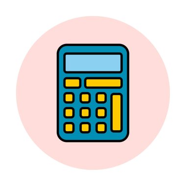 hesap makinesi web simge vektör çizim