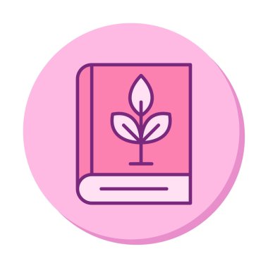 kitap simgesi, vektör illüstrasyonu basit tasarım