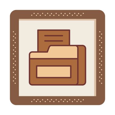 dizin simgesi vektör illüstrasyonu 