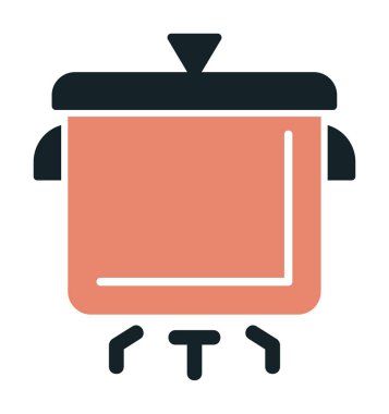 Pişirme vektörü düz simge. Pişirme Otu                   