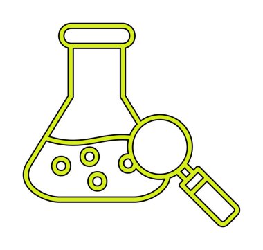 Araştırmacı simgesi beyaz arkaplanda izole edildi 