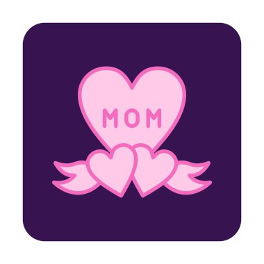 Anneler günü ikonu. Vektör illüstrasyonu. 