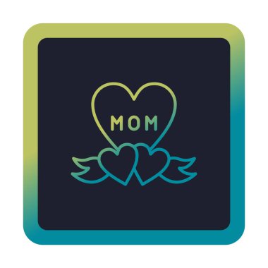 Anneler günü ikonu. Vektör illüstrasyonu. 