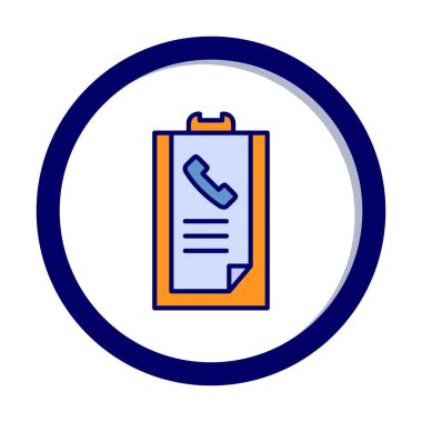 Basit Arama Listesi Geçmişi simgesi, vektör illüstrasyonu