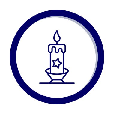 Mum web simgesi, vektör çizim