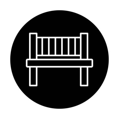 bank simgesi, vektör illüstrasyonu basit tasarım