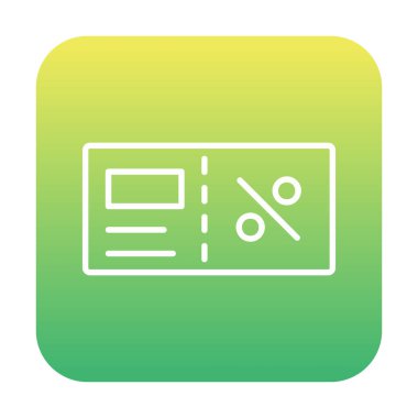 Faturacı Kara Cuma ikon vektör illüstrasyonu  