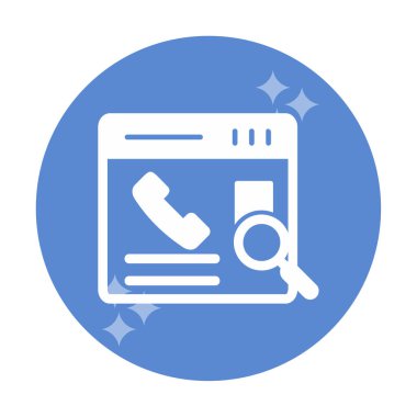 Kişinin vektör çizimi Modern simgeyi ara                            