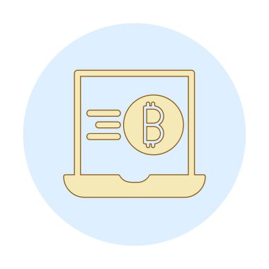 dizüstü bilgisayar simgesi, vektör illüstrasyonu basit tasarım