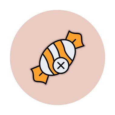 Basit Şekersiz simge, vektör illüstrasyonu