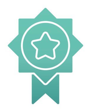 Ödül ikonu vektör illüstrasyonu. Ödül                        