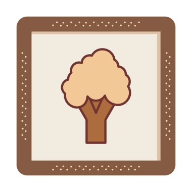 brokoli web simgesi, vektör illüstrasyonu  