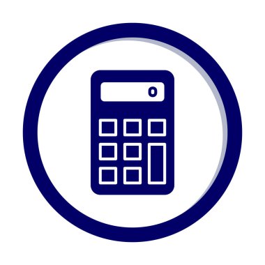 hesap makinesi web simge vektör çizim