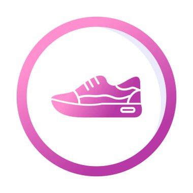 Ayakkabı sporu tasarımı vektör çizimi 