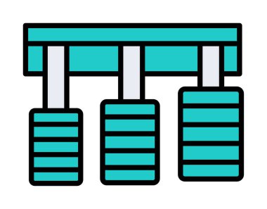 Araba pedalları web tasarım ikonu. Beyaz arkaplanda vektör illüstrasyonu