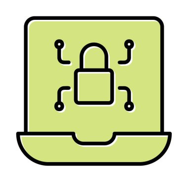 Dolar para birimi ve anahtar simgesi, Fidye yazılımı konsepti, vektör illüstrasyonu  