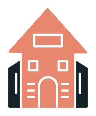 Üniversite oluşturma vektör simgesi