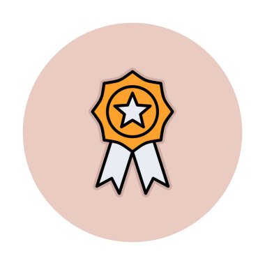  Ödül rozeti vektör çizgisi tasarımı