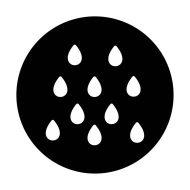 yağmur simgesi, vektör illüstrasyonu  