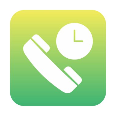 Basit Arama Bekleme simgesi, vektör illüstrasyonu