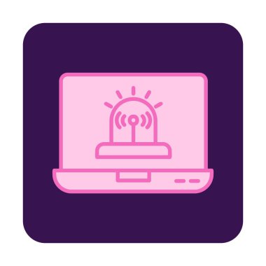 Basit Yazılım simgesi, vektör illüstrasyonu