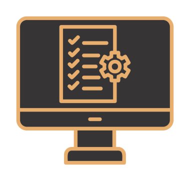 Proje Yönetimi simge vektör çizim