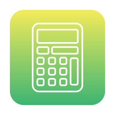 hesap makinesi web simge vektör çizim