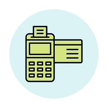 Kredi Kartı Makinesinin vektör çizimi