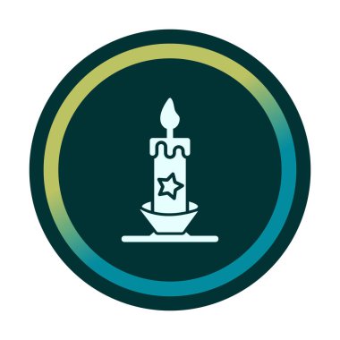 Mum web simgesi, vektör çizim