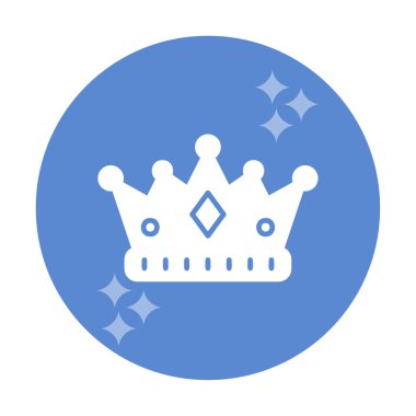 taç vektör illüstrasyon tasarımı.