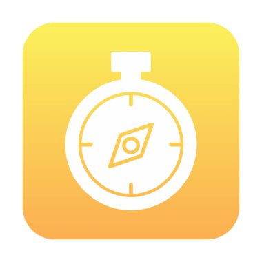  düz pusula ikon vektör illüstrasyon tasarımı