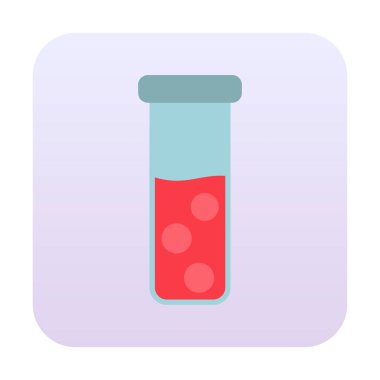 test tüpü modern simge vektör çizimi