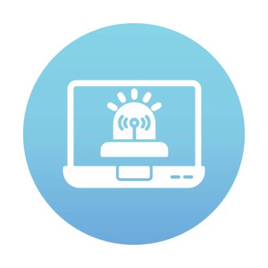 Basit Yazılım simgesi, vektör illüstrasyonu