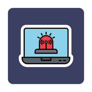 Basit Yazılım simgesi, vektör illüstrasyonu