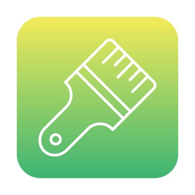 fırça ağ ikonu vektör illüstrasyonu