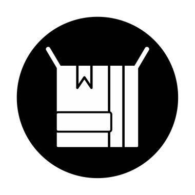 kutusu simgesini açın. vektör çizim                                      