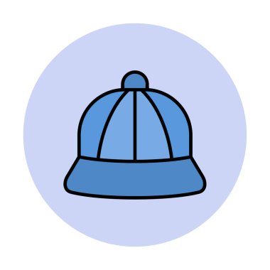 kapsül düz simgesi, vektör illüstrasyonu 