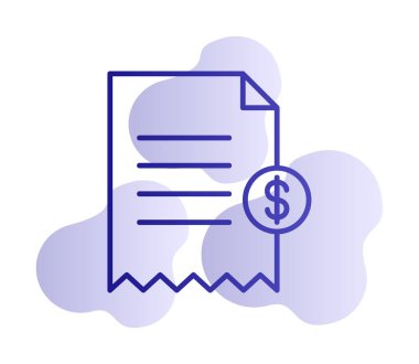 Alışveriş Alımı simgesi vektör illüstrasyonu