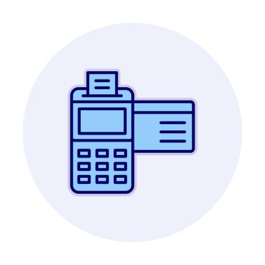 Kredi Kartı Makinesinin vektör çizimi