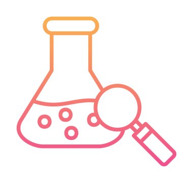 Araştırmacı simgesi beyaz arkaplanda izole edildi 