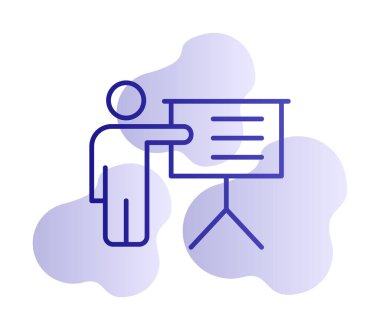 düz Eğitim simgesi vektör illüstrasyon tasarımı