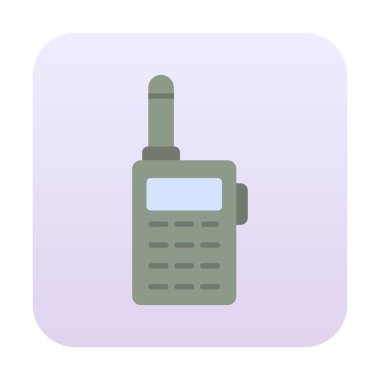 walkie talkie modern ikon vektör çizimi                                